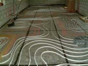 Under floor heating Ready to screed