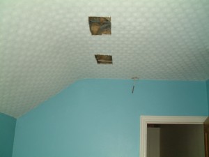 Old ceiling ready to overboard